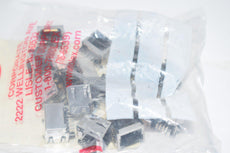 Lot of 15 NEW Molex 0438600010 Jack Modular Connector 8p8c (RJ45, Ethernet) 90� Angle (Right) Shielded, EMI Finger Cat3
