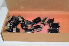 Lot of 16 NEW Arrow 747844-2 9 Position D-Sub Receptacle, Female Sockets Connector