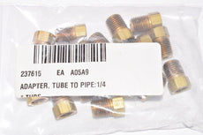 Lot of 17 NEW Parker, Tube to Pipe Adapter 1/4''