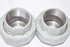 Lot of 2, 1-1/2'' Threaded Pipe Connector Fittings