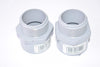 Lot of 2 ADAPTER PVC TERMINL 1-1/4''