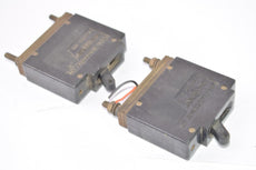 Lot of 2 Airpax Electronics APL1-RE Circuit Breaker Switches 50V MAX 3.3 Amps