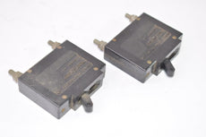 Lot of 2 Airpax Part: APL1 Circuit Breaker Switch 50V MAX 20 Amps