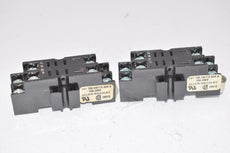 Lot of 2 Allen Bradley 700-HN116 SER B Relay Base 10A 300V