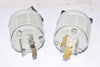 Lot of 2 Arrow Hart Turn & Pull 20A 125V Male Connector Plugs