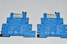 Lot of 2 Finder 93.01.0.240 Relay socket 34.51.7.060.0010 Power Relay