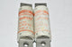 Lot of 2 Gould Ferraz Shawmut Amptrap A70P70 - 70 Amp, 700 Volt Fuse