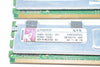 Lot of 2 KINGSTON KVR667D2D4F5/2G MEMORY 2GB DDR2-667 FB-DIMM 240PIN