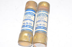 Lot of 2 Littelfuse NLN-35 One-Time Fuses Class H 250 VAC or Less