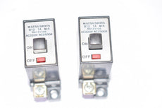 Lot of 2 MATSUSHITA ELECTRIC BA121105 Circuit Breaker Switches AC 220V
