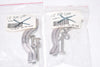 Lot of 2 NEW 1/2'' Pump Clamps, Stainless, Sanitary
