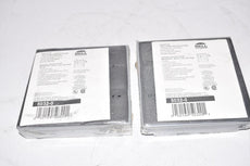 Lot of 2 NEW Bell 5032-0 Two Gang Device Covers