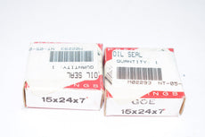 Lot of 2 NEW Consolidated 15 x 24 x 7 Seals