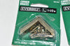 Lot of 2 NEW Everbilt Corner Braces Satin Brass Finish 1-1/2'' 163518