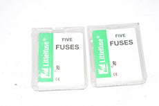 Lot of 2 NEW Packs of 5 Littelfuse F 2.5A 216 Fuses