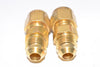 Lot of 2 NEW Parker Brass Adapter, Air Hose Fittings, 1/2''
