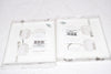 Lot of 2 NEW PASS & SEYMOUR Duplex Receptacle Wallplate, 2-Gang, Nylon, White TP82-W