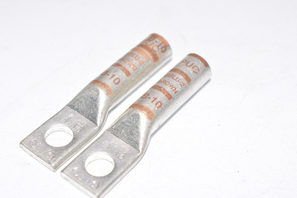 Lot of 2 NEW PennUnion PUC BBLU2 Brown B10 Terminal Lugs