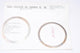 Lot of 2 NEW Power Engineering And Equipment Co Valve Gaskets - 2-3/8'' OD x 1-7/8'' ID