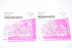 Lot of 2 NEW Slide-Co 241945 Shelf Support Pegs - Clear