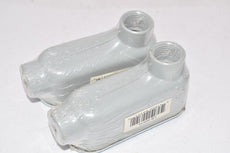 Lot of 2 NEW Westgate Manufacturing Threaded Conduit Bodies Type LB Series LB-50CG