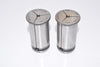 Lot of 2 NIKKEN KM1 1/4-3/16 Straight Collet, Milling Chuck Collet Machinist Tooling