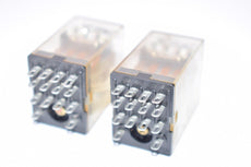 Lot of 2 Omron MY4Z Relay Switch 14-Pin AC 100V