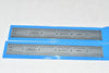 Lot of 2 Products Engineering USA 6'' Ridgid Ruler 32NDS 64THS