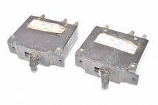 Lot of 2 Texas Instruments 4MC10-6-.550 Circuit Breaker Switches .550 Amps 60V