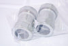 Lot of 2 Threaded 1-1/4'' Threaded Pipe Connector Fittings