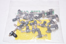 Lot of 21 NEW Parker Legris 1/8'' Elbow Adjustable Screw Flow Control Pneumatic Fittings Push to Connect