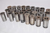 Lot of 24 Straight Collets Milling Chuck, Machinist Tooling Mixed Sizes