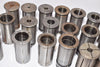 Lot of 24 Straight Collets Milling Chuck, Machinist Tooling Mixed Sizes