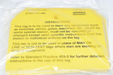 Lot of 25 NEW Electromark STH015-T-P1-U62 Do Not Operate Label Tag