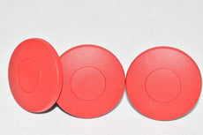 Lot of 3 Allen Bradley 800FP-MM64 800F PB,22mm Momentary Push Button,60 mm RED