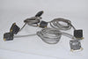 Lot of 3 AMP 25 Pin Receptacle Connector Cables