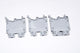 Lot of 3 Entrelec M6/8 Screw Clamp Terminal Blocks - Dark Grey