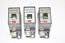 Lot of 3 Matsushita BA121505 Circuit Breaker Switches AC 220V