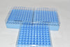 Lot of 3 NALGENE Plastic CryoBox SYSTEM 100 Vial Container 133 x 133 x 52mm Blue 5026-101