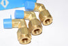 Lot of 3 NEW Imperial Eastman Part: 769FB06-04, Brass Elbow Fittings