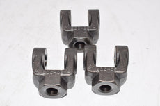 Lot of 3 NEW ROD CLEVIS 7/16-20 THREAD WITH 1/2'' PIN HOLE BDC-05 FOR CYLINDER