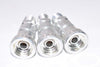 Lot of 3 NEW Swagelok PAT'D, Stainless Connector Fittings, 2-1/8'' OAL x 1/2'' W
