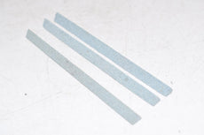 Lot of 3 NEW Three Square, Aluminum Oxide, Toolroom Finishing Stick 1/4'' x 4''