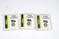 Lot of 3 Packs of 5 Littelfuse Micro 1/4A 272 Fuses with Leads