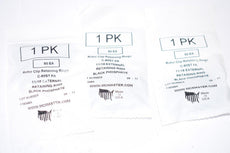 Lot of 3 Packs of 50 C-68ST PA Rotor Clip Retaining Rings, 11/16''