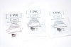 Lot of 3 Packs of 50 C-68ST PA Rotor Clip Retaining Rings, 11/16''