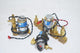 Lot of 3 Parker Skinner B2DX281 Solenoid Valves With Fittings 24VDC