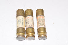 Lot of 3 Reliance ECNR-20 Class RK5 Time Delay Dual Element Fuses 250V
