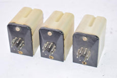 Lot of 3 Square D Type: FPD0-22 Class: 8501 Pilot Duty Relay Switch 8 Pin 24-120 VDC 10 Amp