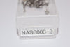 Lot of 32 NEW NAS8803-2 Close Tolerance Screws  titanium alloy 100 deg reduced hed, short thread, nonlocking